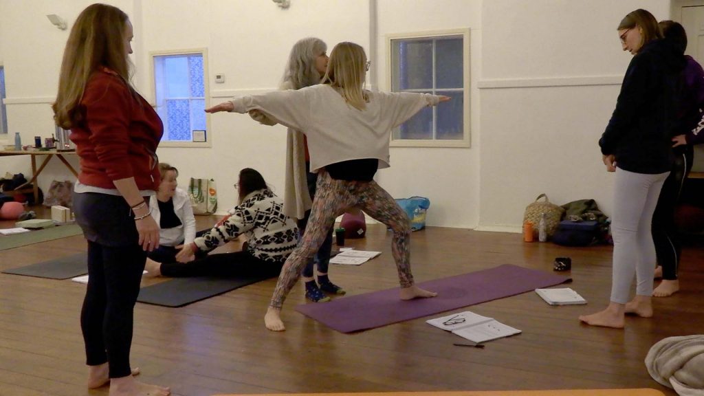 Warrior pose - Yoga teacher training